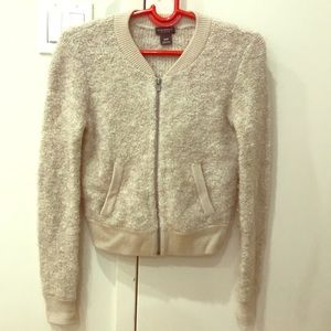 Club Monaco alpaca cardigan with zipper size XS